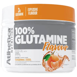 100 glutamine flavour 200g tangerina atlhetica nutrition