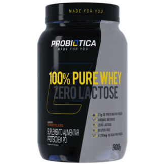 100 pure whey zero lactose chocolate 900g probiotica
