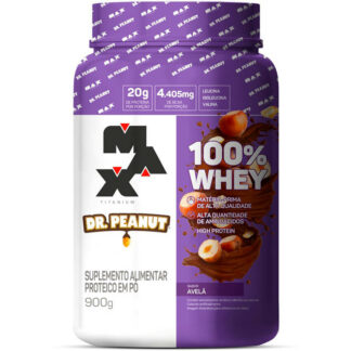 100 whey dr peanut 900g max titanium avela