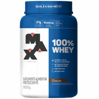 100 whey protein 900g chocolate max titanium