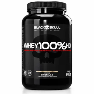 Whey 100 Hd 900G Baunilha Black Skull Atualizado