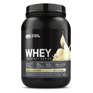 Whey Protein Gourmet Series 900G Sorvete De Baunilha Optimum Nutrition