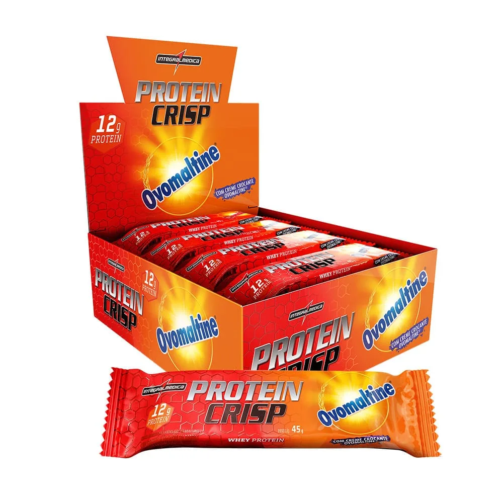 Protein Crispy Bar Display 12Und 45G Ovomaltine Integralmedica
