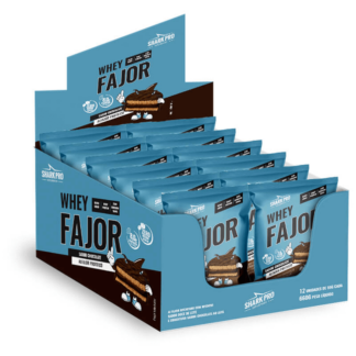 Alfajor WheyFajor (12 unidades de 55g) Chocolate Shark Pro