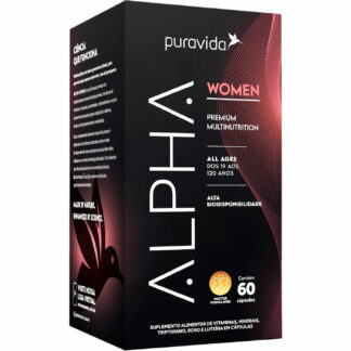 alpha women multivitaminico 60 caps puravida