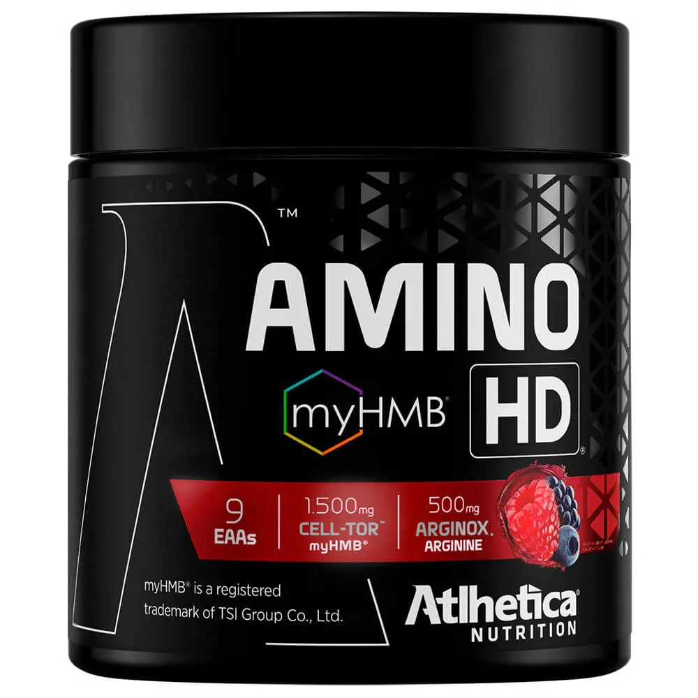 amino hd 225g frutas vermelhas atlhetica nutrition