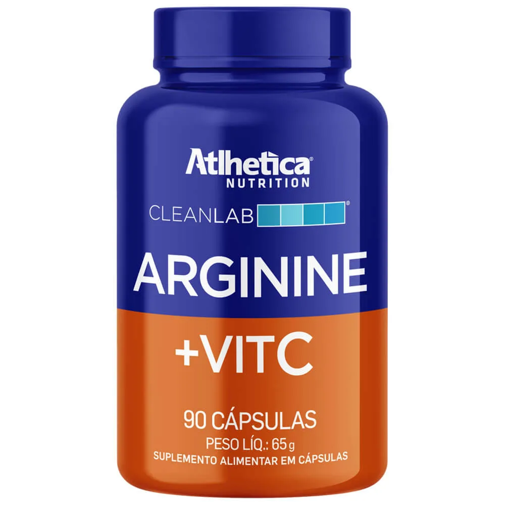 arginina vitamina c 90 caps atlhetica nutrition