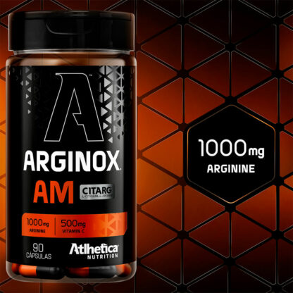 arginox am 90 caps atlhetica nutrition arginina