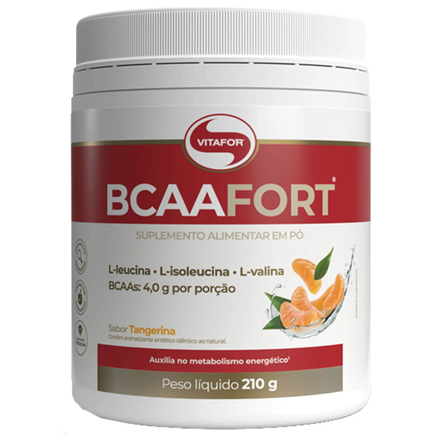 bcaa fort 210g tangerina vitafor