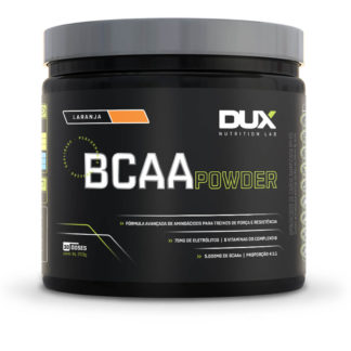 bcaa powder 200g laranja dux nutrition lab