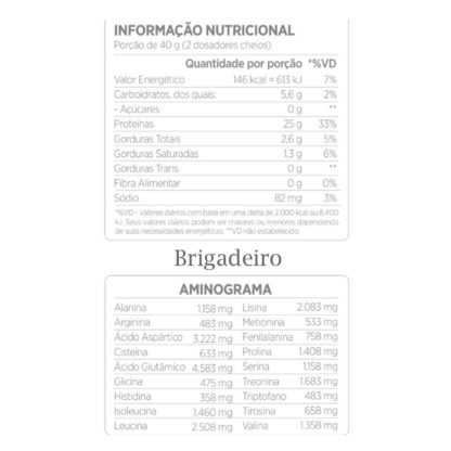 Best Whey (900g) Brigadeiro Tabela Nutricional Atlhetica Nutrition