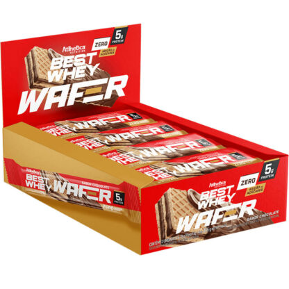 best whey wafer protein 12 un 28g atlhetica nutrition chocolate