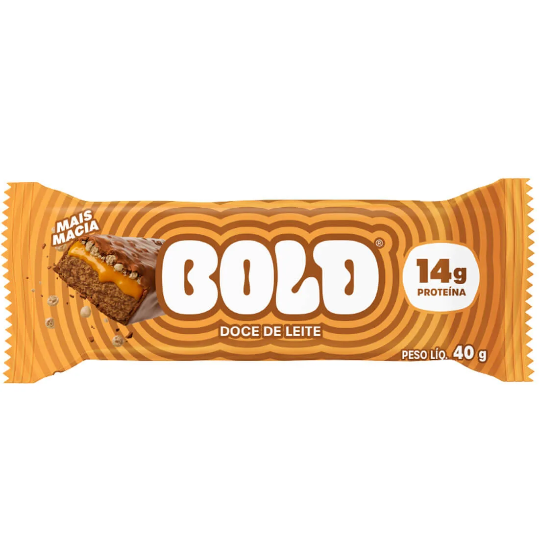 bold crunch 40g bold snacks doce de leite