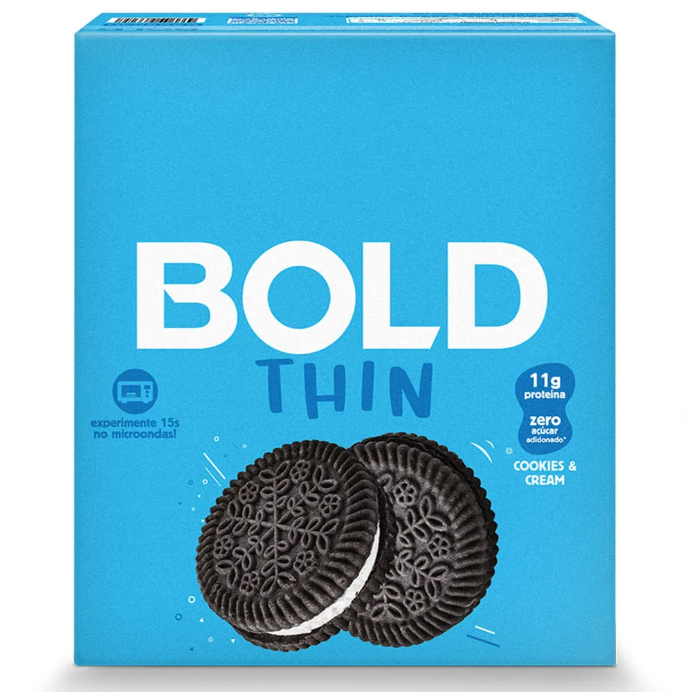 bold thin bar cookies cream caixa bold snacks