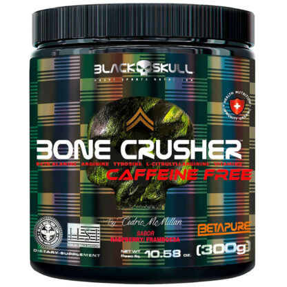bone crusher caffeine free 300g black skull
