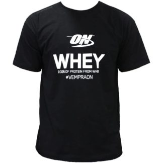 camiseta optimum whey 100 protein optimum nutrition