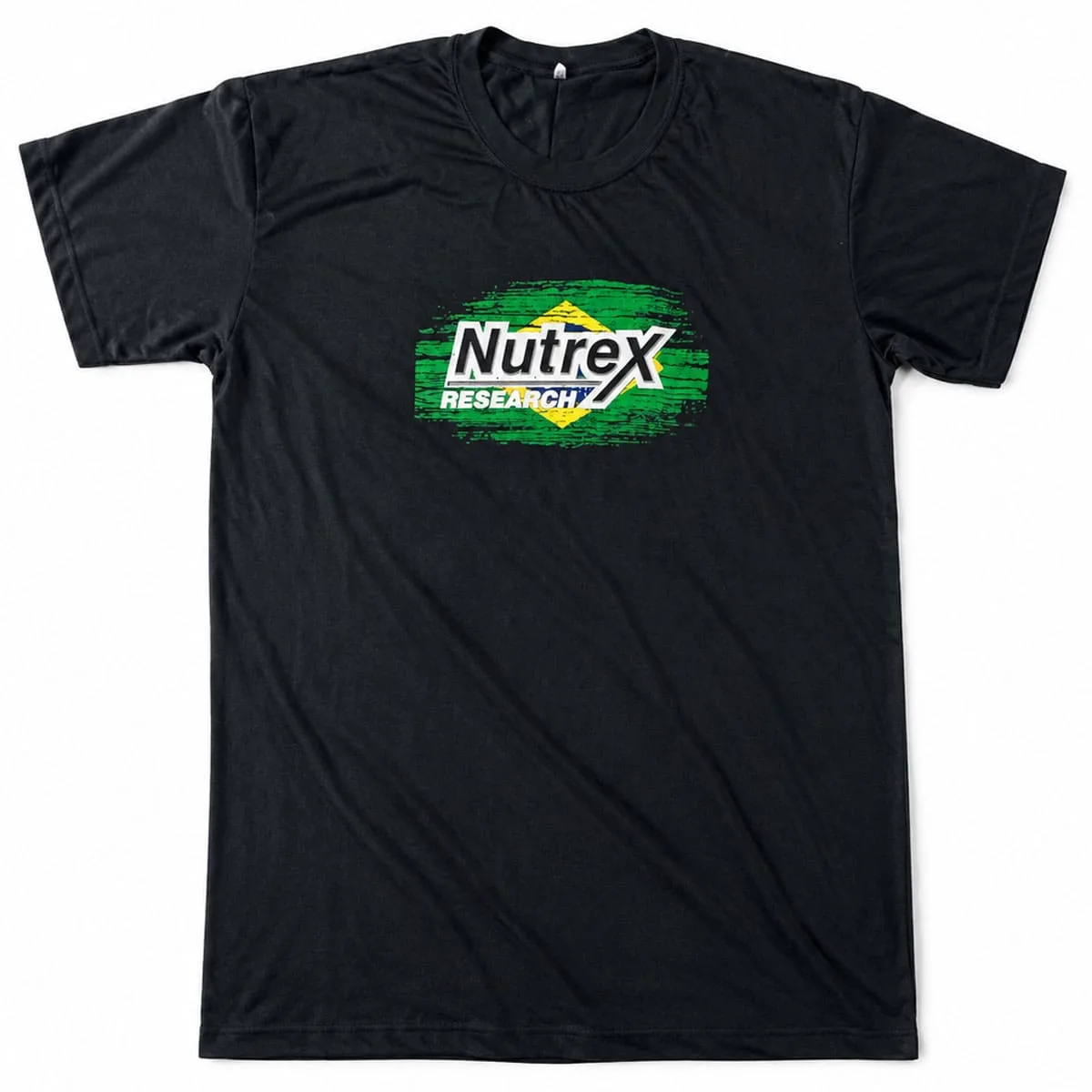 camiseta preta brasil nutrex research