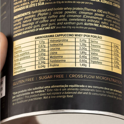 Cappuccino Whey (1,7kg) Essential Nutrition Aminograma