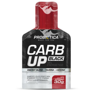 Carb UP Gel Black (Sachê de 30g) Morango Probiótica