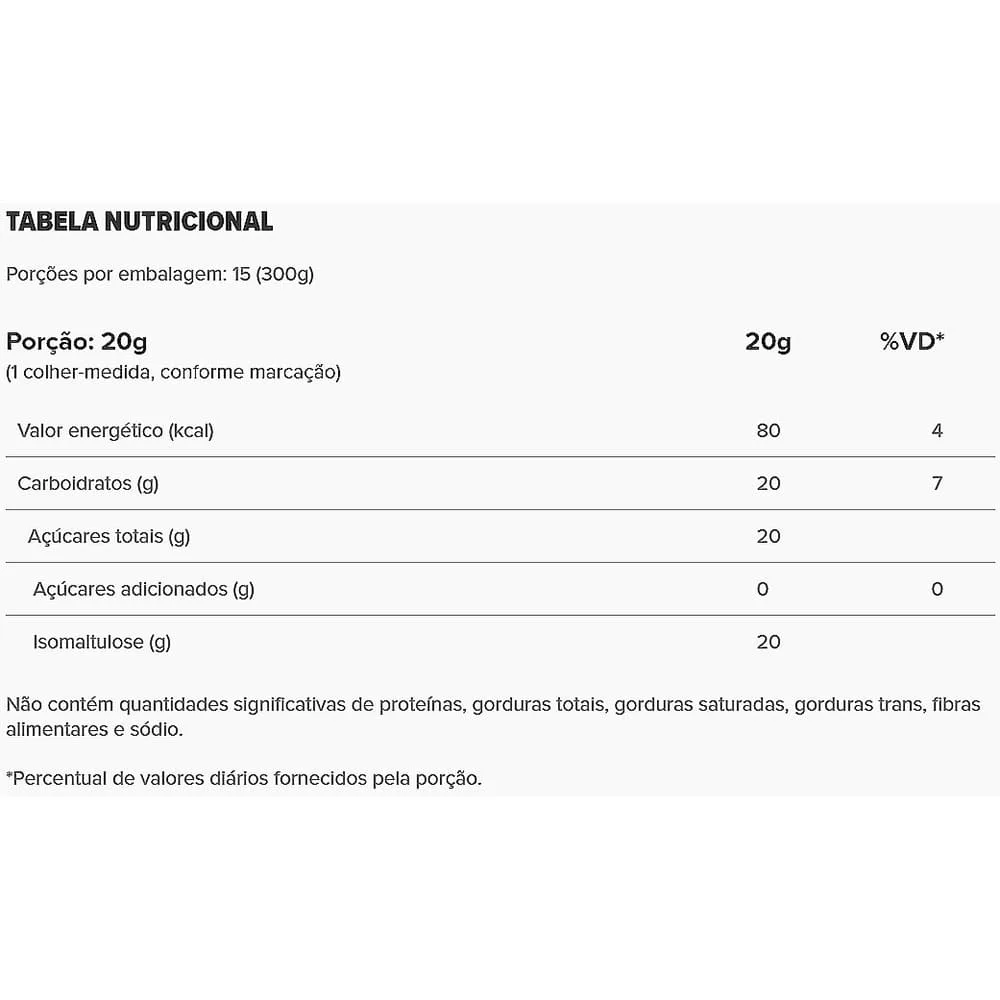 carbolift 100 palatinose 300g essential nutrition atualizado tabela nutricional