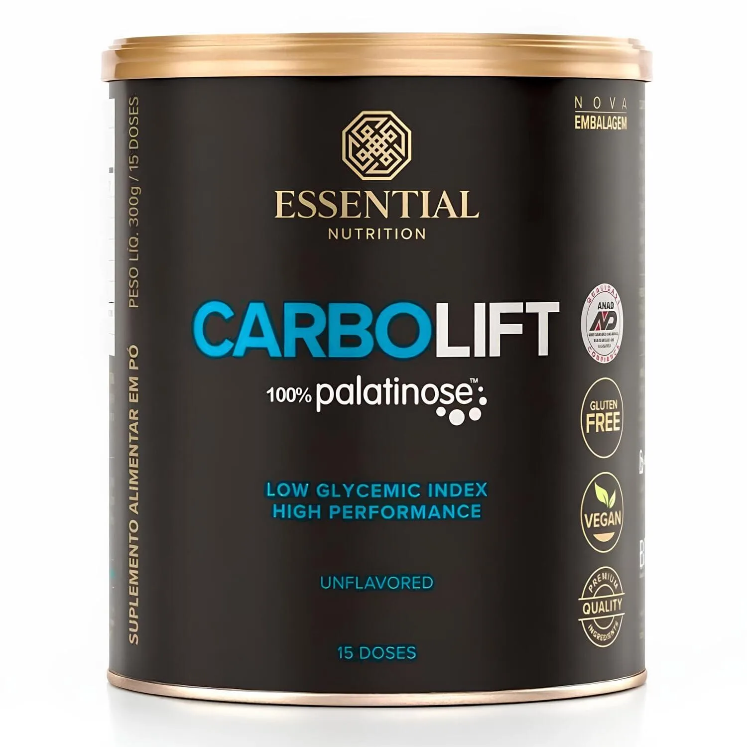 carbolift 100 palatinose 300g essential nutrition atualizado