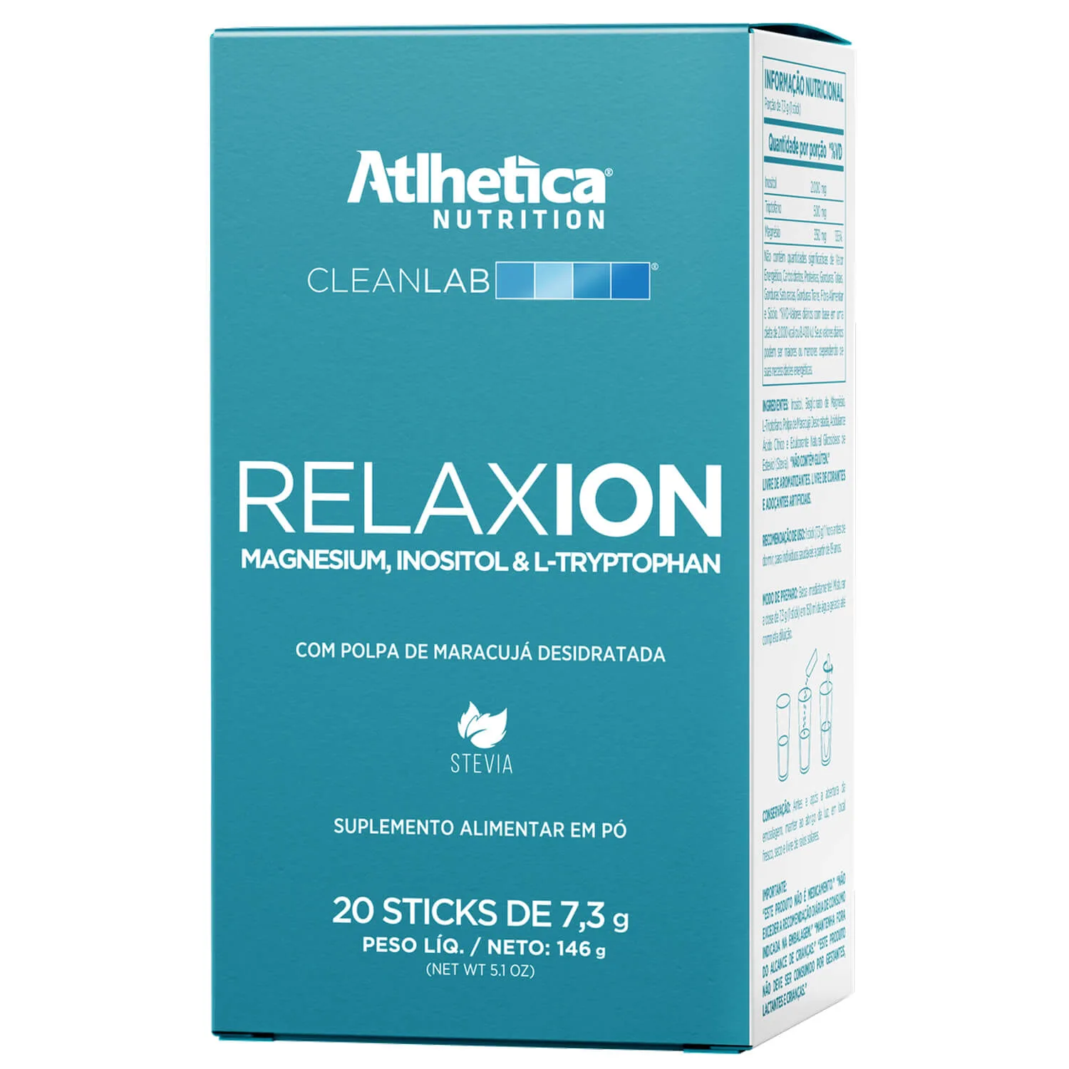 cleanlab relaxion 20 saches 7g atlhetica nutrition