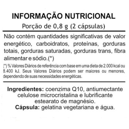 Coenzima Q10 (60 caps) Unilife Vitamins