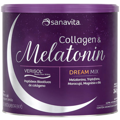 colageno e melatonina 240g sanavita