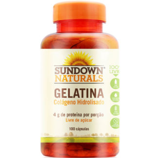 Colágeno Gelatina 4000mg (100 caps) Sundown Clean Nutrition