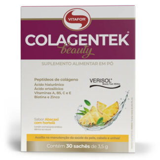 Colagentek Beauty (30 Sachês) Abacaxi Hortelã Vitafor