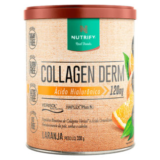 Collagen Derm Ácido Hialurônico (330g) Laranja Nutrify