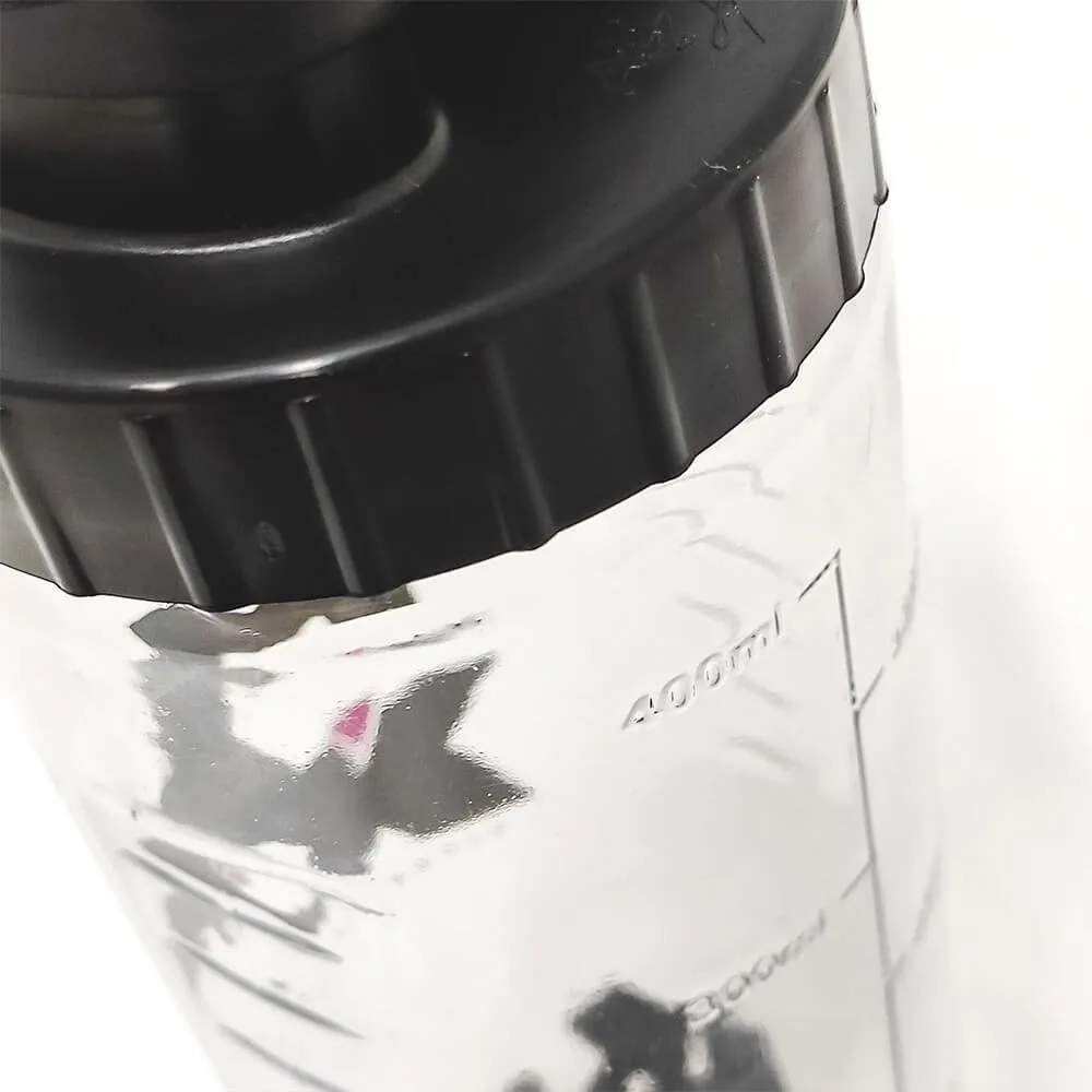 coqueteleira cristal halter 400ml max titanium marcacao