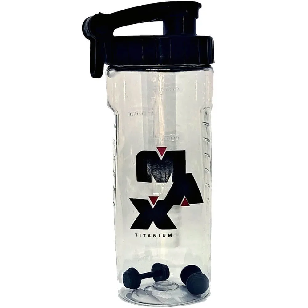 coqueteleira cristal halter 400ml max titanium