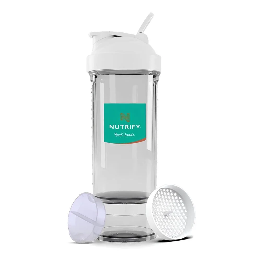 coqueteleira tritan transparente 700ml nutrify