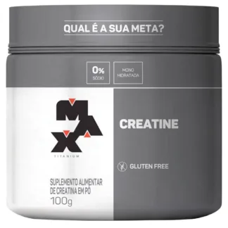 creatina 100g atualizada max titanium