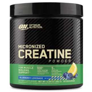 creatina micronizada 360g optimum nutrition limonada