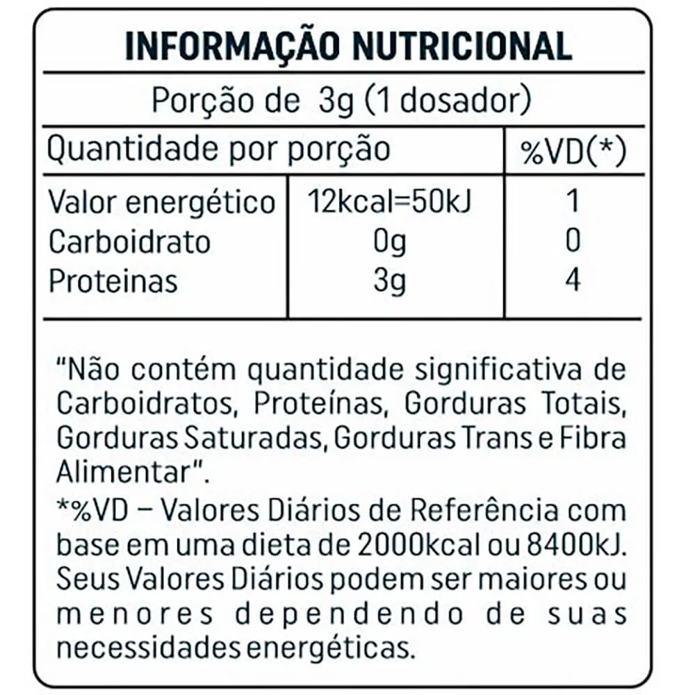 creatina monohidratada reidrat nutrition tabela