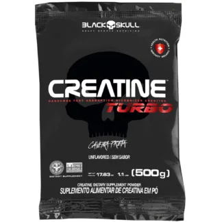 creatina turbo refil 500g black skull