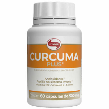 curcuma plus 500mg 60 caps vitafor