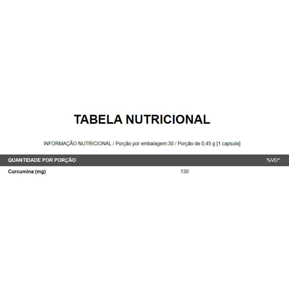 curcumina 30 caps nutrify tabela