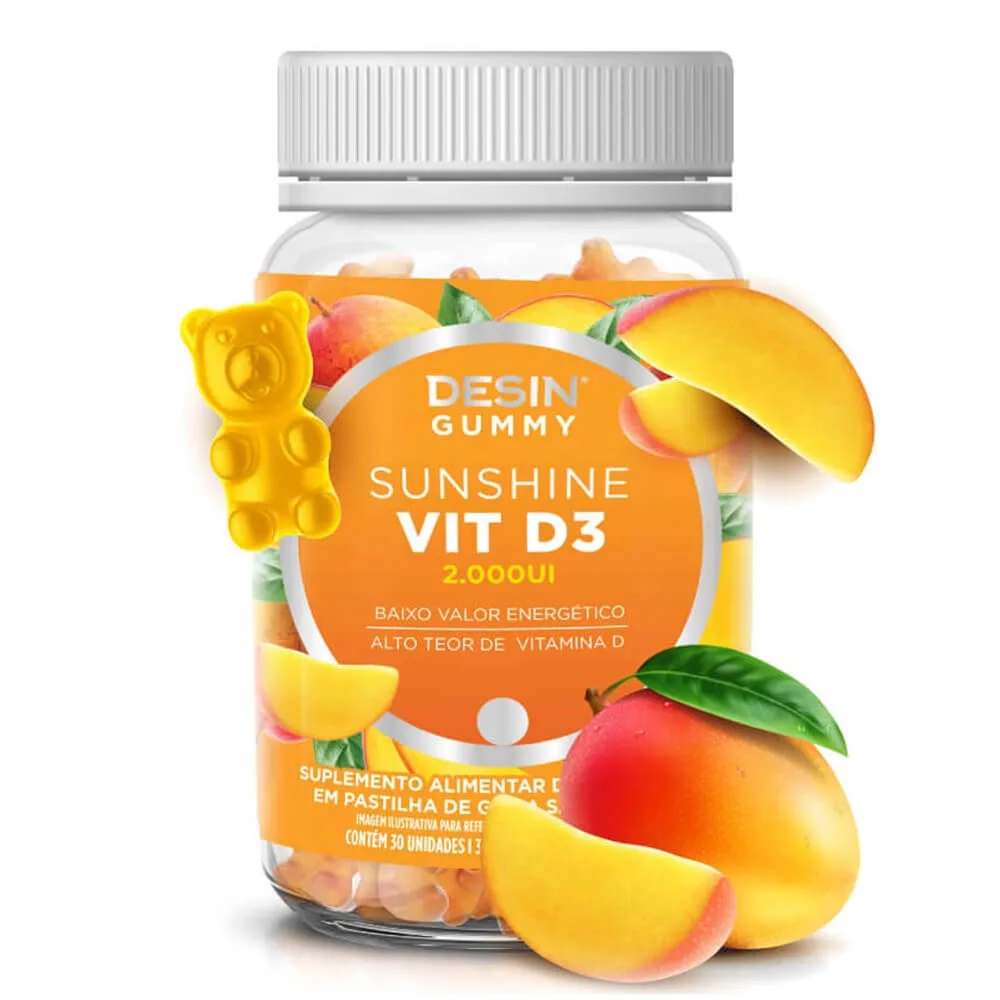 desin gummy sunshine vit d3 30 gomas desincha
