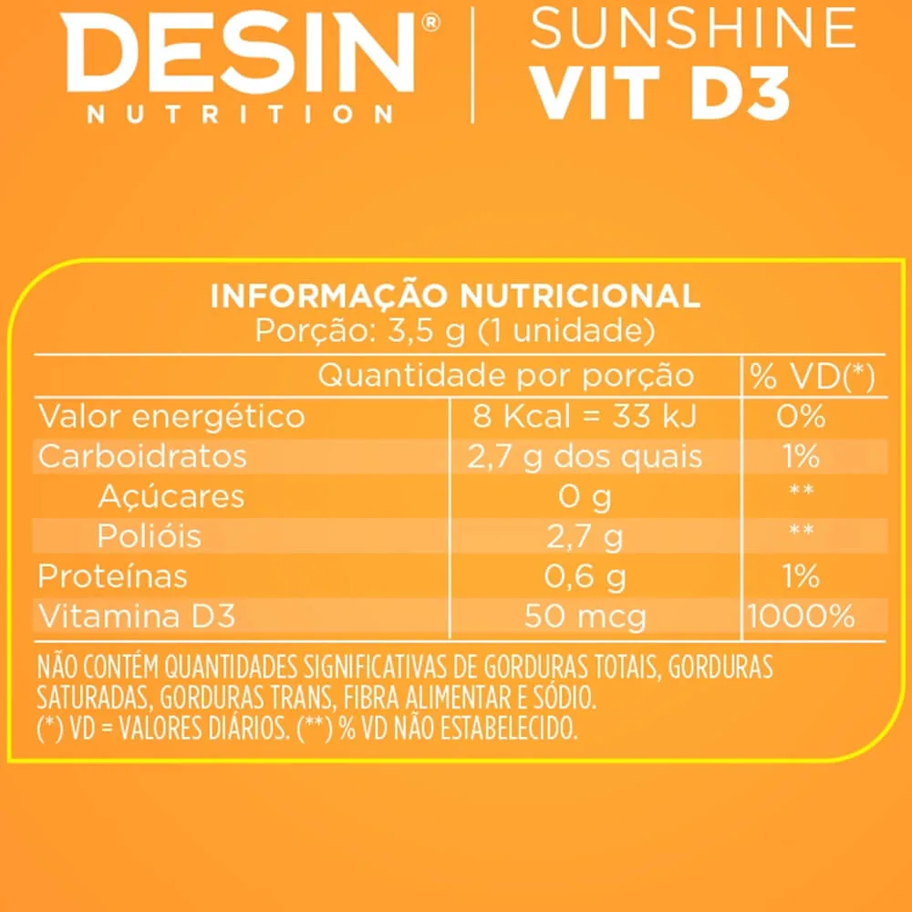desin gummy sunshine vit d3 30 gomas tabela desincha