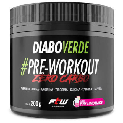 Diabo Verde Pre Workout Zero Carbo (200g) Pink Lemonade FTW