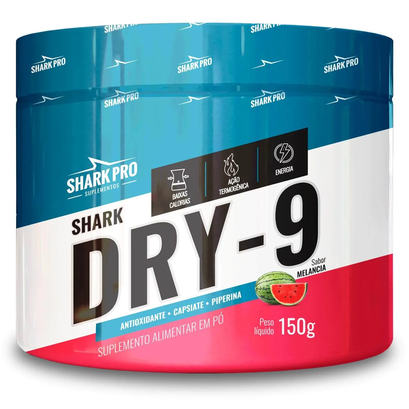 dry 9 diuretico emagrecedor 150g shark pro