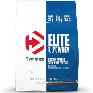 elite whey protein 4 5Kg rich chocolate dymatize nutrition