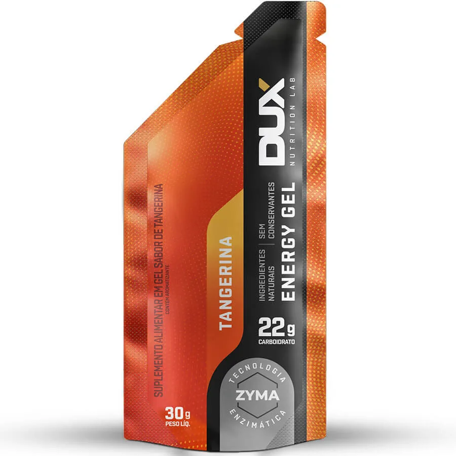 energy gel sache 30g dux nutrition lab tangerina