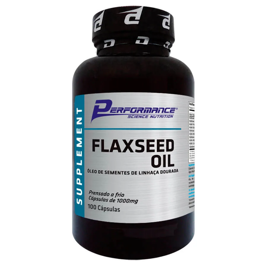 flaxseed oil 1000mg 100 caps performance nutrition