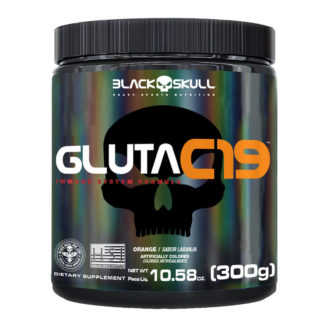 gluta c19 300g black skull