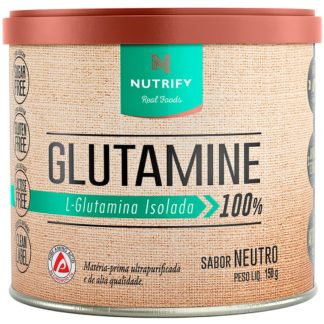 glutamina 100 isolada 150g nutrify
