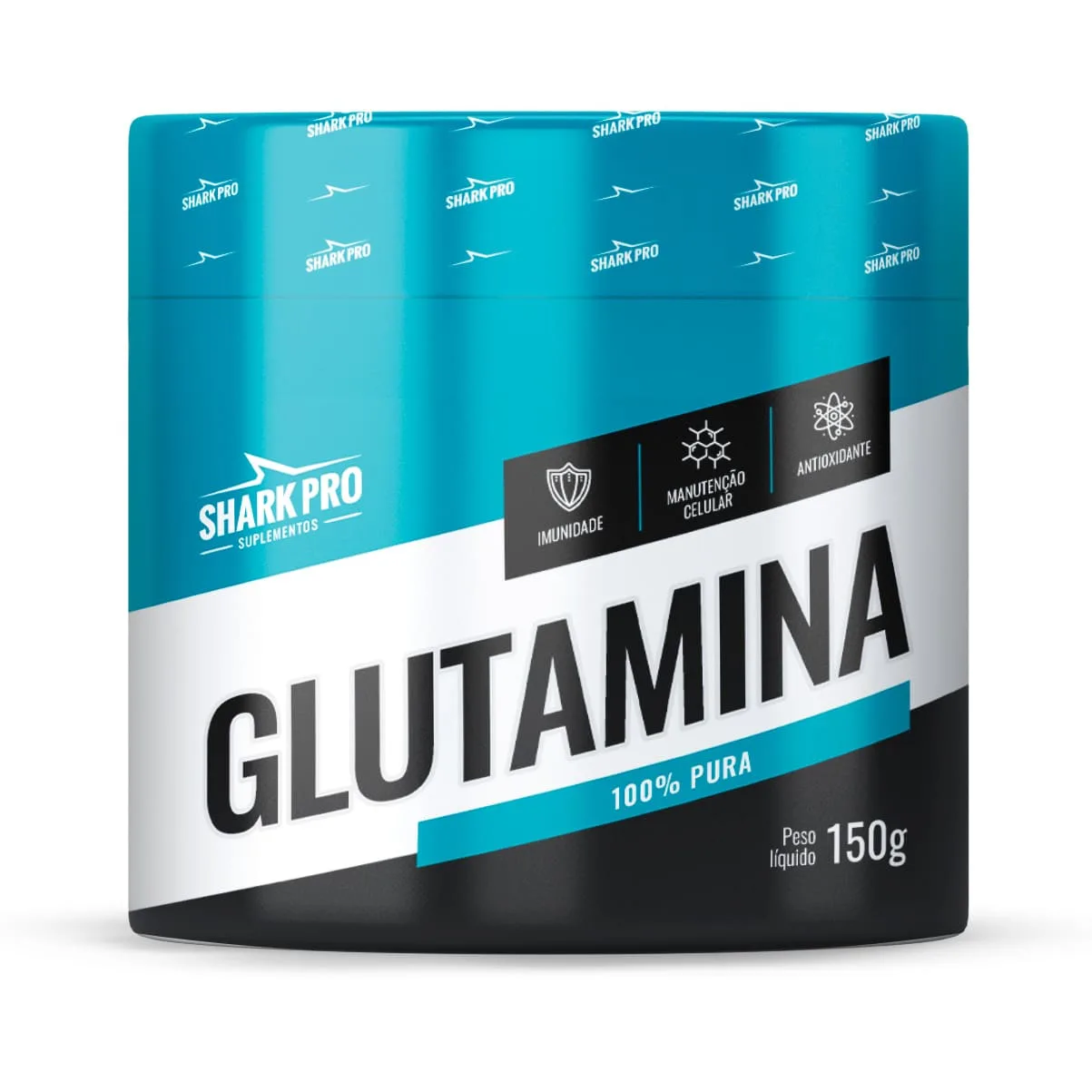 glutamina 100 pura 150g shark pro